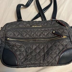 Mz Wallace Grey Shoulder Bag